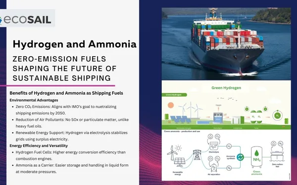 Hydrogen and Ammonia: Zero-Emission Fuels Shaping the Future of Sustainable Shipping