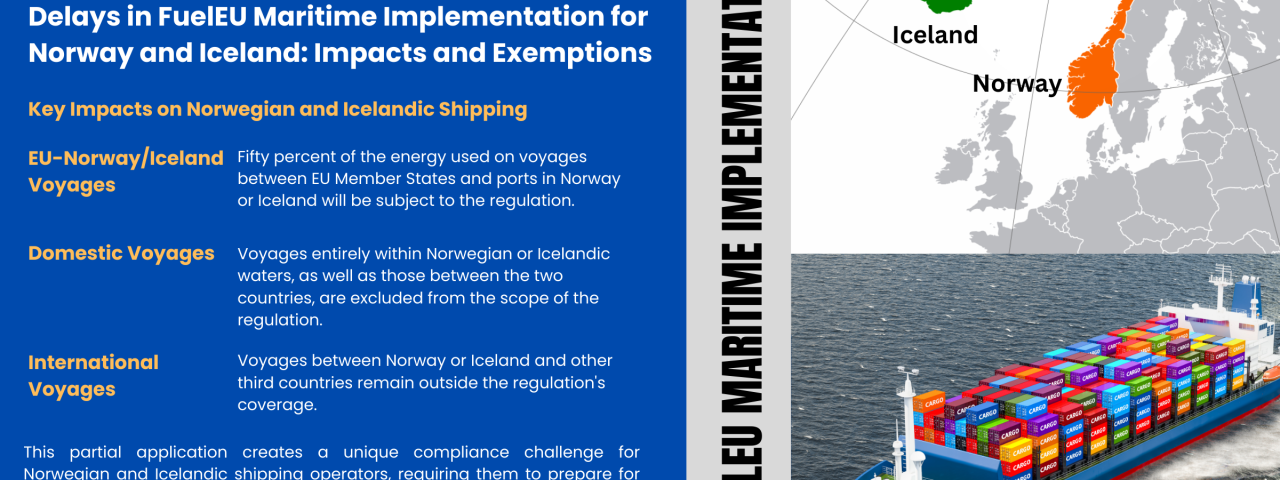 Delays in FuelEU Maritime Implementation for Norway and Iceland: Impacts and Exemptions