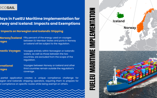 Delays in FuelEU Maritime Implementation for Norway and Iceland: Impacts and Exemptions